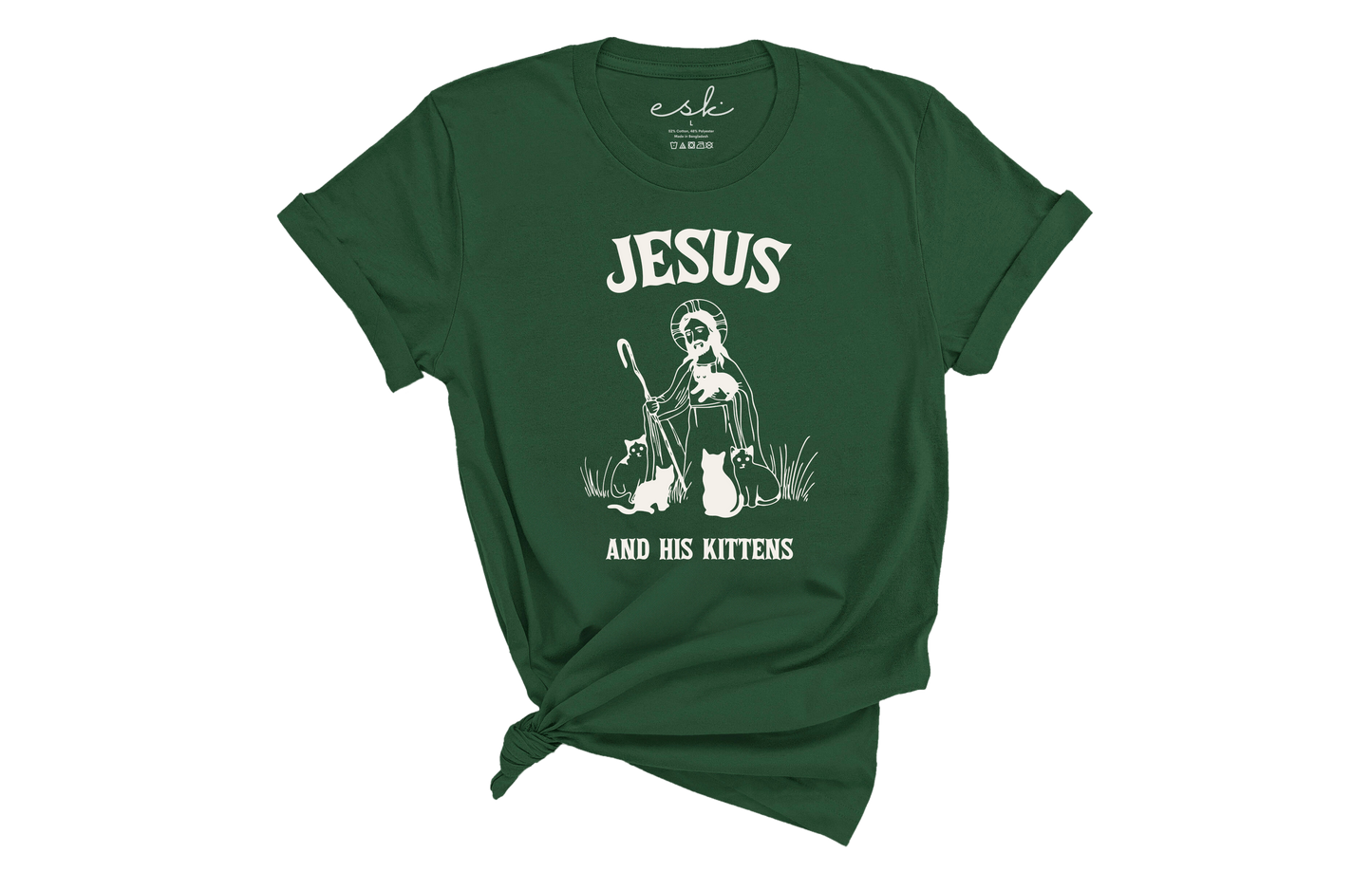 Jesus & His Kittens Tee
